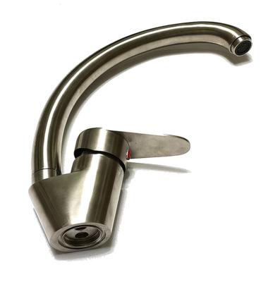 China Lead Free Faucet Cheap 360 Materia LedFre SUS304 Stainless Steel Modern Kitchen Mixer Hot And Cold Water Sink Faucet Single Handle Faucet for sale