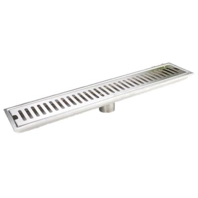 China LEDFRE 10CMx50CM Ningbo Linear Bathroom and Kitchen Floor Drain Traditional Tile Insert Floor Drain for Intermediate Drainage for sale