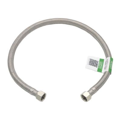 China LEDFRE F3/8*F3/8 60CM Water Faucet Water Tap Connector Contemporary Stainless Steel Flexible Braided Hose Transparent Tubing Tube for sale