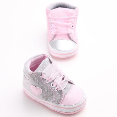 China Wholesale Newest Style Lovely Design Soft Lace Princess Flat Unique Babies Toddler Shoes Babies Girls Shoes for sale