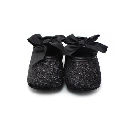 China Hot Selling Quality Flat Princess Baby Shoes Lovely Lace Vibrant Soft Shoes For Infant Girls for sale