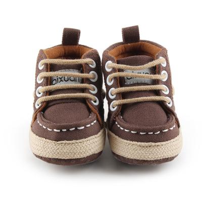 China Wholesale Comfortable Canvas Flat Sneakers Prewalker Baby Toddler Casual Shoes for sale