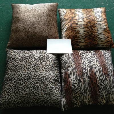 China JHJY AL86879 massage price negotiation advertised velvet leopard tiger print camouflage luxury soft cushion for sale