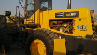 China used Komatsu  WA380 wheel loader supplier for sale