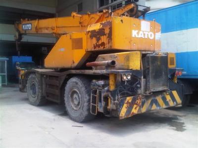 China uesd kato crane 25 tone, rough terrian crane 25 ton, used 25tone crane kato for sale