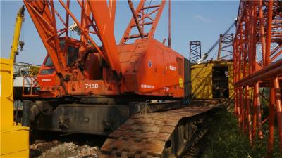 China kobelco used 150ton hydraulic crawler crane, for sale