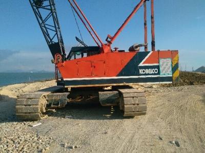 China kobelco 55ton used crawler crane, for sale