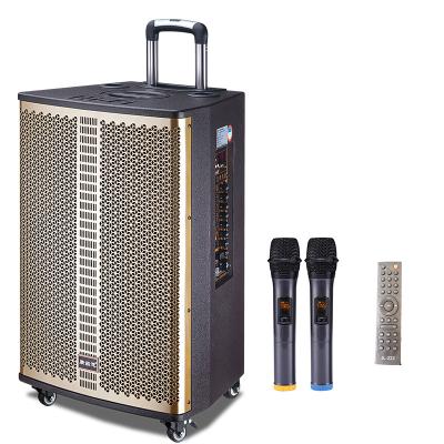 China Wireless Portable BT Speaker Cart Audio System Sound Wireless Karaoke Speaker for sale