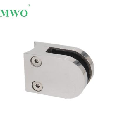 China Modern D Shape SUS 304 Flange Door Glass Panel Hardware for sale