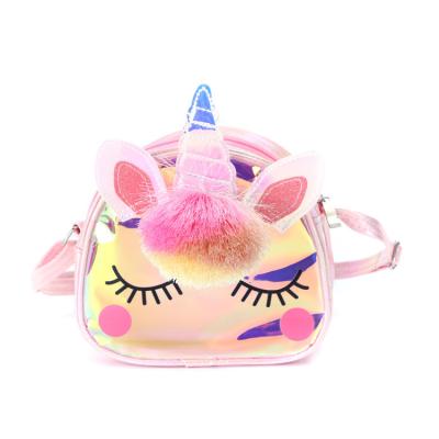 China 2022 Newest Fashinable Newcomer Inspired TPU Unicorn Student Girls Clear Coin Clip Small Jelly Crossbody Bag For Kids for sale