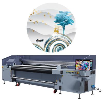 China Ricoh gen5 industrial digital UV printer machine 2.5m hybrid head printing shops printing for sale