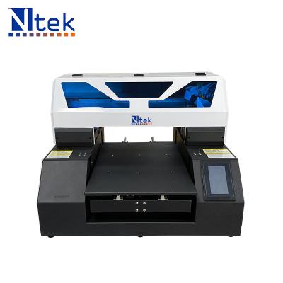 China Small Advertising A3 Indoor Outdoor UV Flatbed Printer Printing Machine Ntek for sale