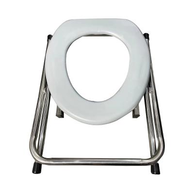 China Bathroom. Foldable Toilet Room Health Care Bath Stool Folding Adult Elderly Toilet Chair Walker Plastic Commode Chair Potty Disabled for sale