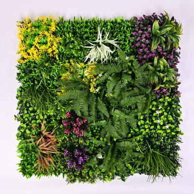 China Factory Wholesale Colorful Fashion Artificial Succulent Plants Wall Art 400 Artificial Plant Wall zu verkaufen