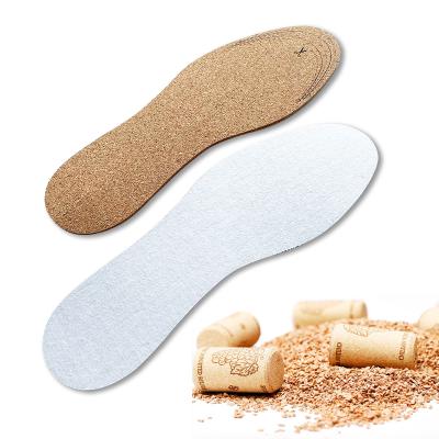 China Plug Sweat-absorbent and breathable cork insole for sale