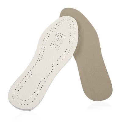 China Integral Shoe X/O Inner Leg Correction Shoe Inserts Orthopedic Cowskin Leather Insole for sale