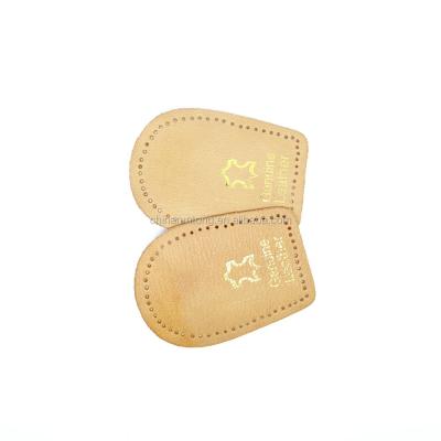 China Leather Heel Cushion Tree Grain Cowskin Heel Pad for sale