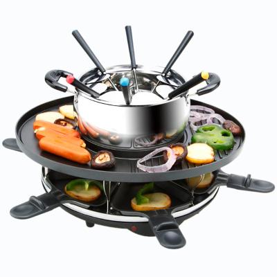 China Easily Cleaned Electric Grill XJ-3K042 And Portable BBQ Hot Pot Electric BBQ Grill Smokeless Grill for sale