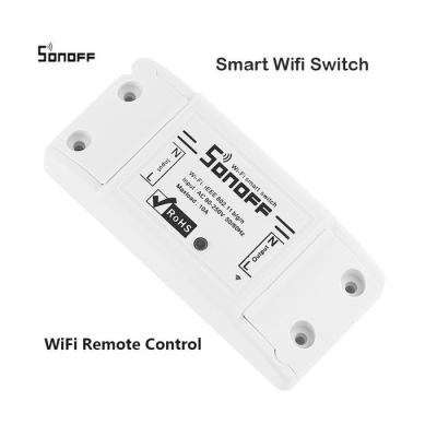 China Sonoff Wifi Smart Remote Control DIY Timer Wireless Switch for Smart Home Automation Work Perfectly with Amazon Alexa, Google Home for sale