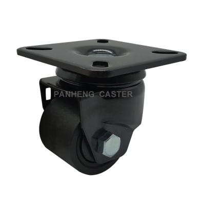 China High Quality Heavy Duty Hotels Load Bearing 300Kg/500Kg/600Kg Low Profile Caster Wheel for sale