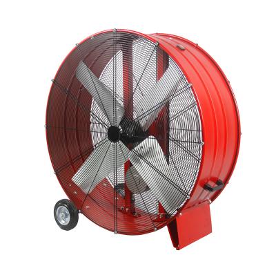 China Hot-selling factory direct heavy duty industrial belt drive exhaust drum axial centrifugal fan 42/48 inch for sale