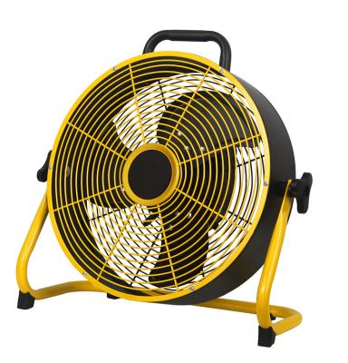 China 12 Inch D.C Floor Fan Portable Brushless Rechargeable LI Battery Metal Drum Fan USB Outdoor Summer Fan for sale