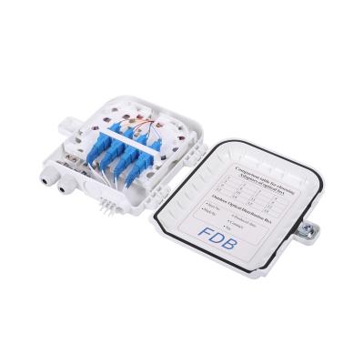 China ABS Terminal Box 8 Cores Fiber Optic Distribution Box Fiber Optic Splitter Box for sale