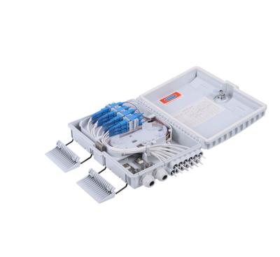 China ABS FTTH Box 8 Cores Fiber Optic Distribution Box Fiber Splitter Box for sale