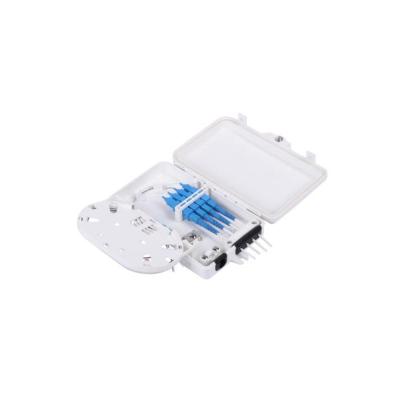 China ABS Terminal Box 4 Cores Fiber Optic Distribution Box Fiber Optic Splitter Box for sale