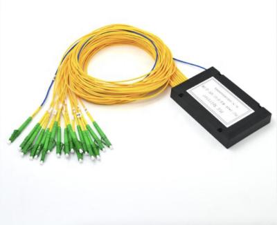 China ABS Box Module 1*16 Connector Fiber Optic Splitter ABS PLC Box Shaped Splitter for sale