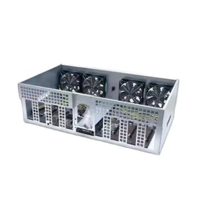 China Low MOQ 6GPU metal frame with fans for sale