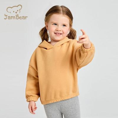 China Organic Breathable Organic Baby Hooded Sweatshirt JamBear Cotton Baby Sweatshirt With Hood for sale