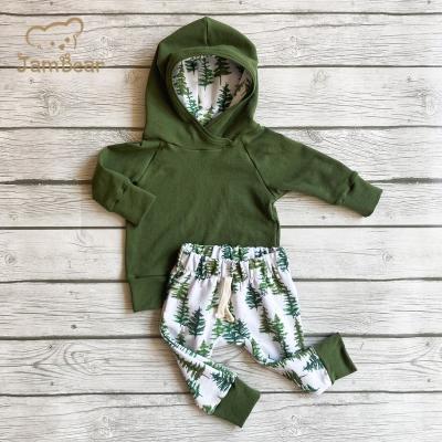 China Jambear Kids Hoodie Set Breathable Organic Hoodie And Joggers Set Kids Sweat Suits Set Hoodies And Sweatpants for sale