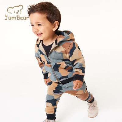 China Breathable Sustainable Organic Jambear Baby Hoodie & Toddler Cotton Joggers & Joggers Sweatpants Baby Hoodie Zipper Hoodie Set for sale