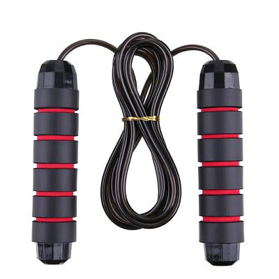 China PVC Wrapped Customized Steel Wire Logo PVC Adjustable Speed ​​Jumping Jump Rope / Weighted Jump Rope With Sports Fitness Counter for sale