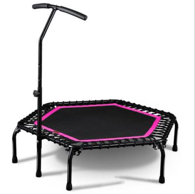 China Durable Foldable Aerobics Exercise Fitness Trampoline Rebounder Folding Mini Jumping Trampoline for sale