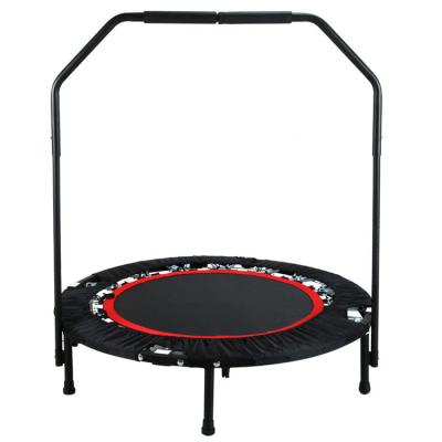 China Durable And Foldable Cardio Trainer Jumping Trampoline With Handle for sale