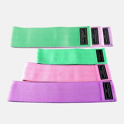 China Pull Up Elastic Hip Resistance Bands Set Glute Fabric Customizable Anti Break Aid for sale