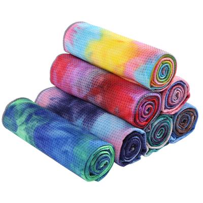 China High quality QUICK DRY tie dye rubber mat yoga mat tape or rubber soled yoga mat with printing for sale