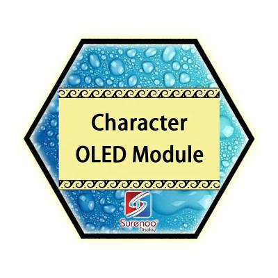 China Real OLED Display , 0802 1601 1602 2002 2004 4002 Character OLED Module Series Selection Guide OLED Character Display for sale