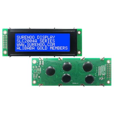 China 116*40MM Character 204 2004 20X4 LCD Module Display Screen Blue Negative STN LCM Panel With LED Backlight English/116*40 Japanese 2004 for sale