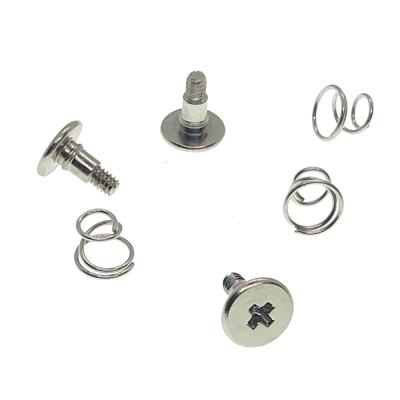 China SS304 316 Stainless Steel Pan Screws Computer Motherboard Special Nails Flat Head Phillips Spring Screws for sale