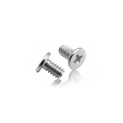 China Flat Head Furniture Stainless Steel Truss Head Screw Cross Flat Machine Screws for sale