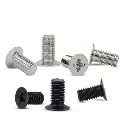 China GB819 Flat Head Countersunk Phillips Screw , High Quality Carbon Steel Flat Head Machine Screw for sale