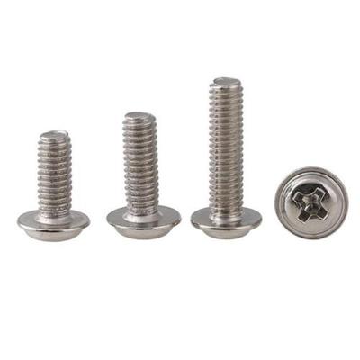 China GB9074.4 Combination Screw Pan Flat Cross Head Screw And Spring Washer Flat Joint Combination Screw for sale