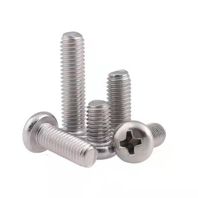 China M2 M3 M4 M5 M6 M7 M8 M10 6-32 Din 7985 Metric Flat Pan Phillips Stainless Steel Main Machine Screw for sale