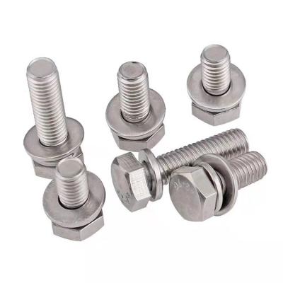 China Industry stainless steel hex A2-70 bolts and nuts set M3M4M5M6M8 din933 for sale