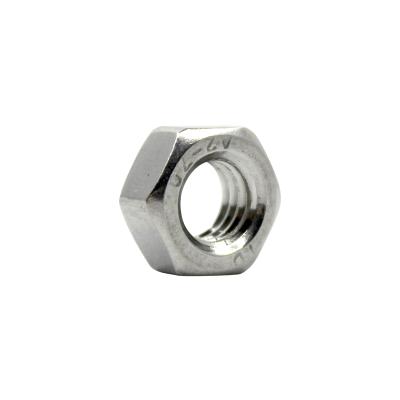 China Industry 304 Stainless Steel Hex Nut Fine Tooth Outside Hex Nut Screw for sale