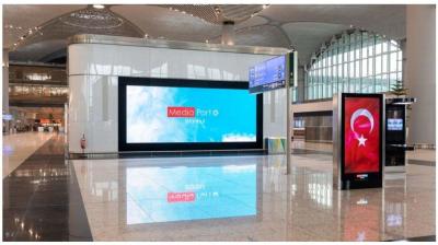 Cina Fabbrica di Shenzhen dello schermo del contrassegno LED di Digital di scossa della visualizzazione di uso LED dell'aeroporto grande anti in vendita