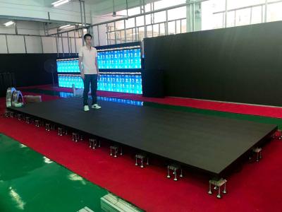 China Full Color P3.91 SMD 1415 LED Floor Display With Iron Reinforce Mask for sale